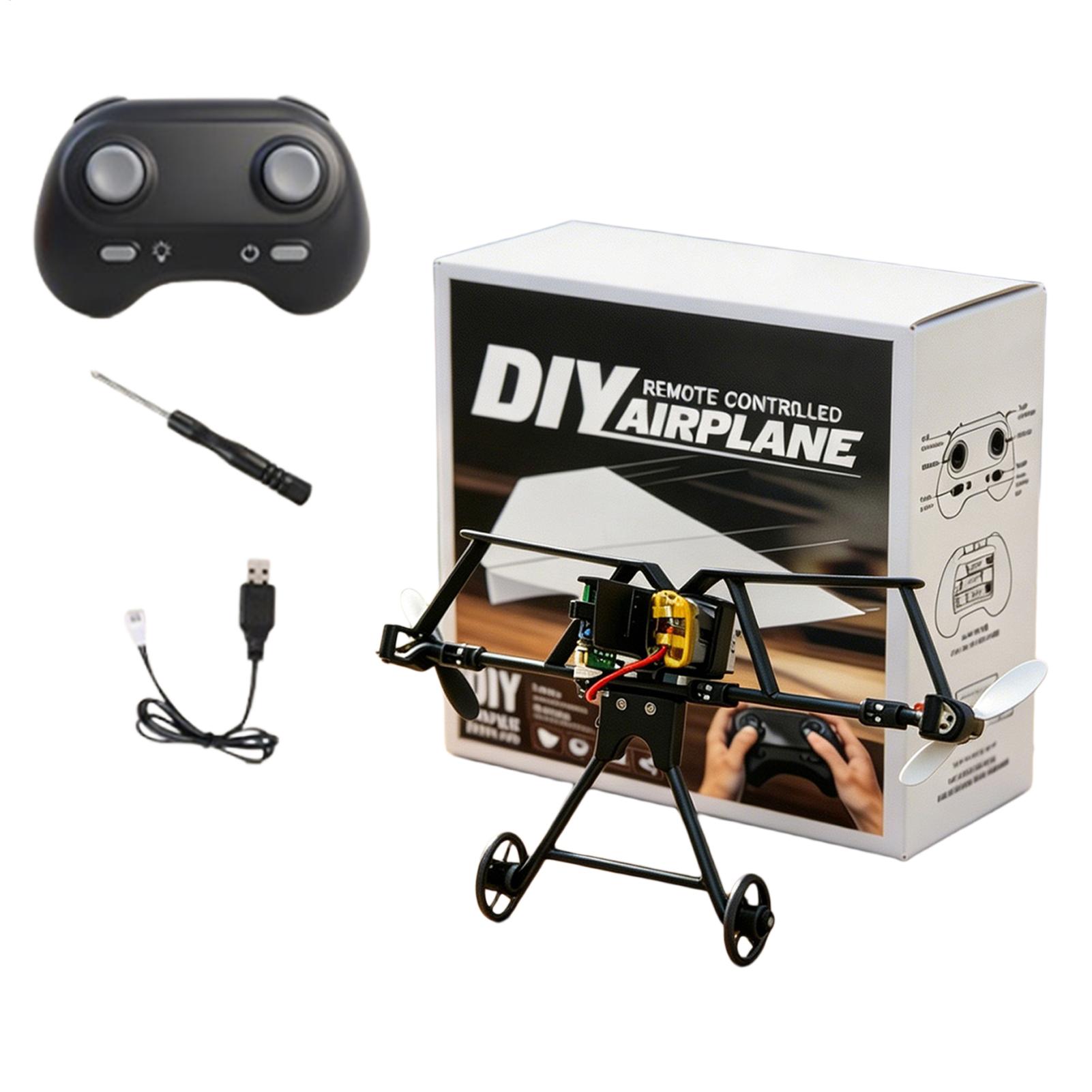 DIY RC Paper Airplane Kit dron - Drone Kit Build Yourself ulasan dan harga