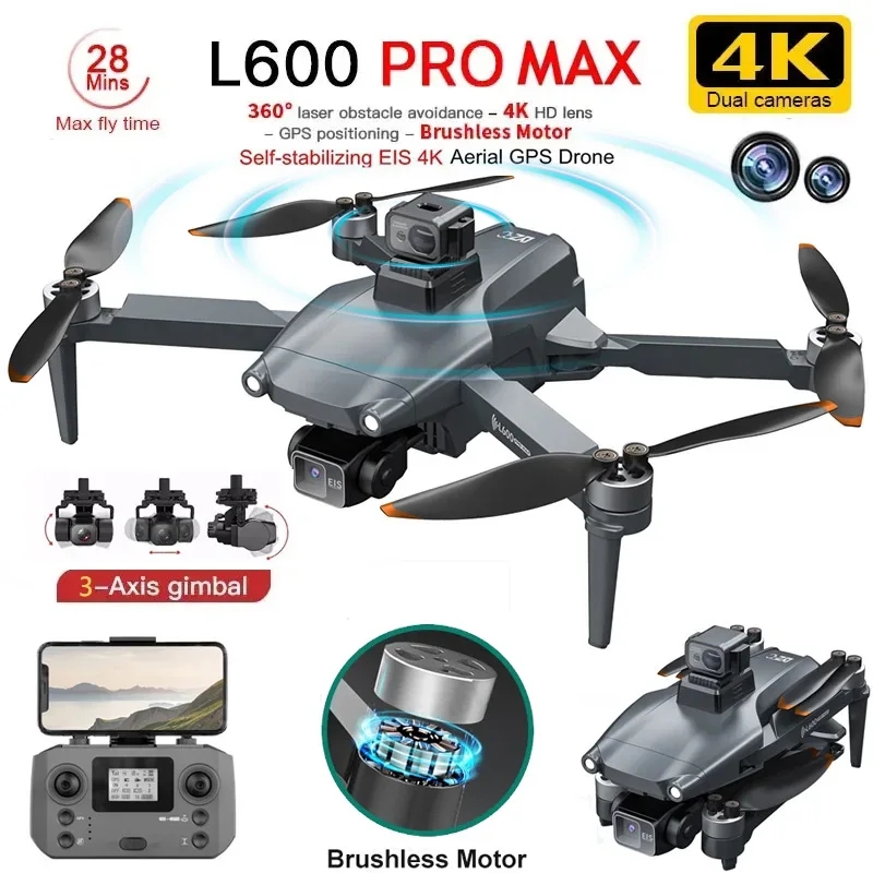 L600 PRO MAX GPS Drone Profess - Drone Kit Professional ulasan dan harga