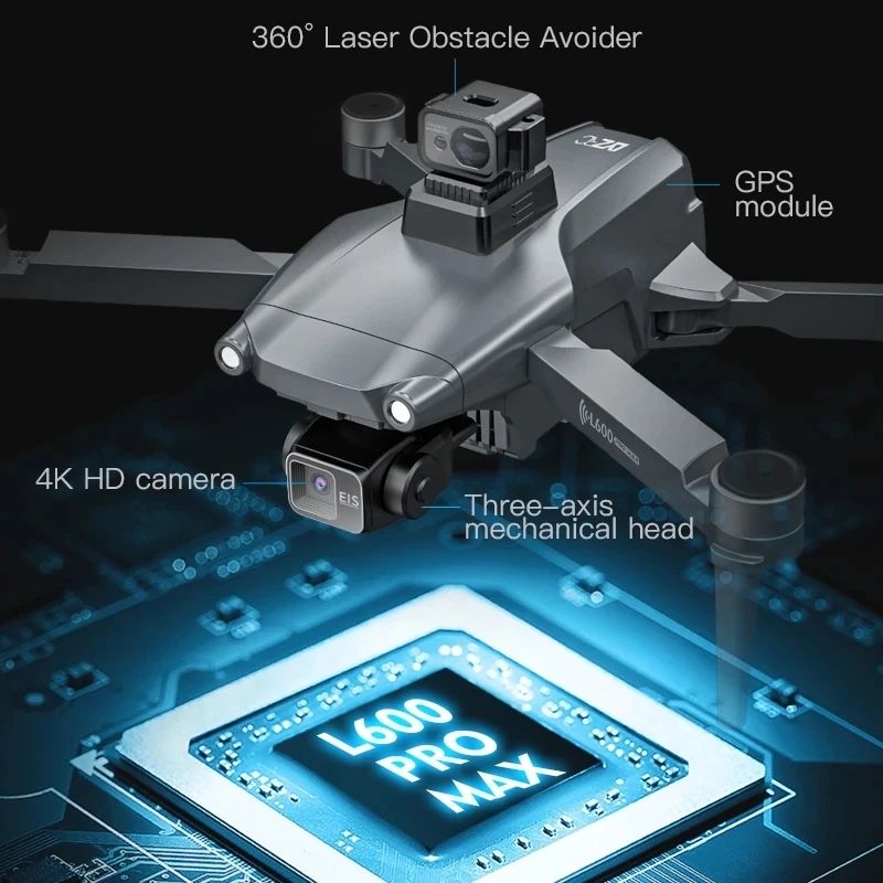 L600 PRO MAX GPS Drone Profess - Drone Kit Professional ulasan dan harga