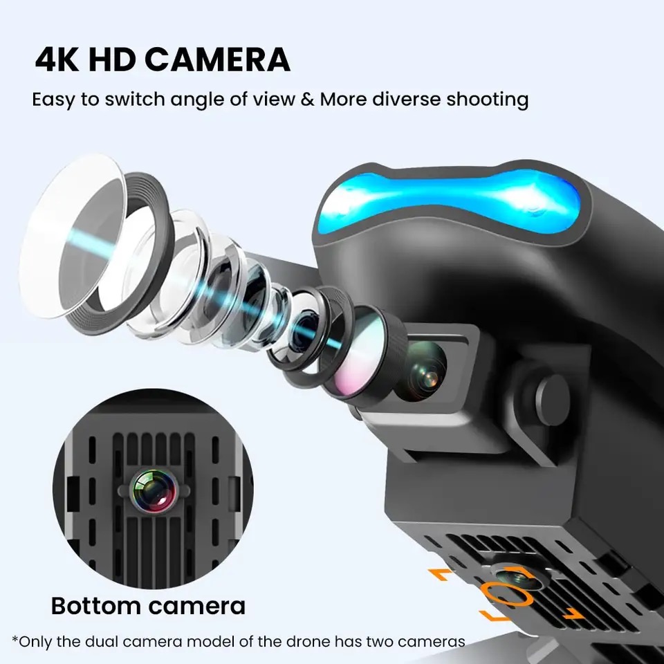 New Mini drone E99 4K WIFI HD  - Drone Kit Tricopter ulasan dan harga