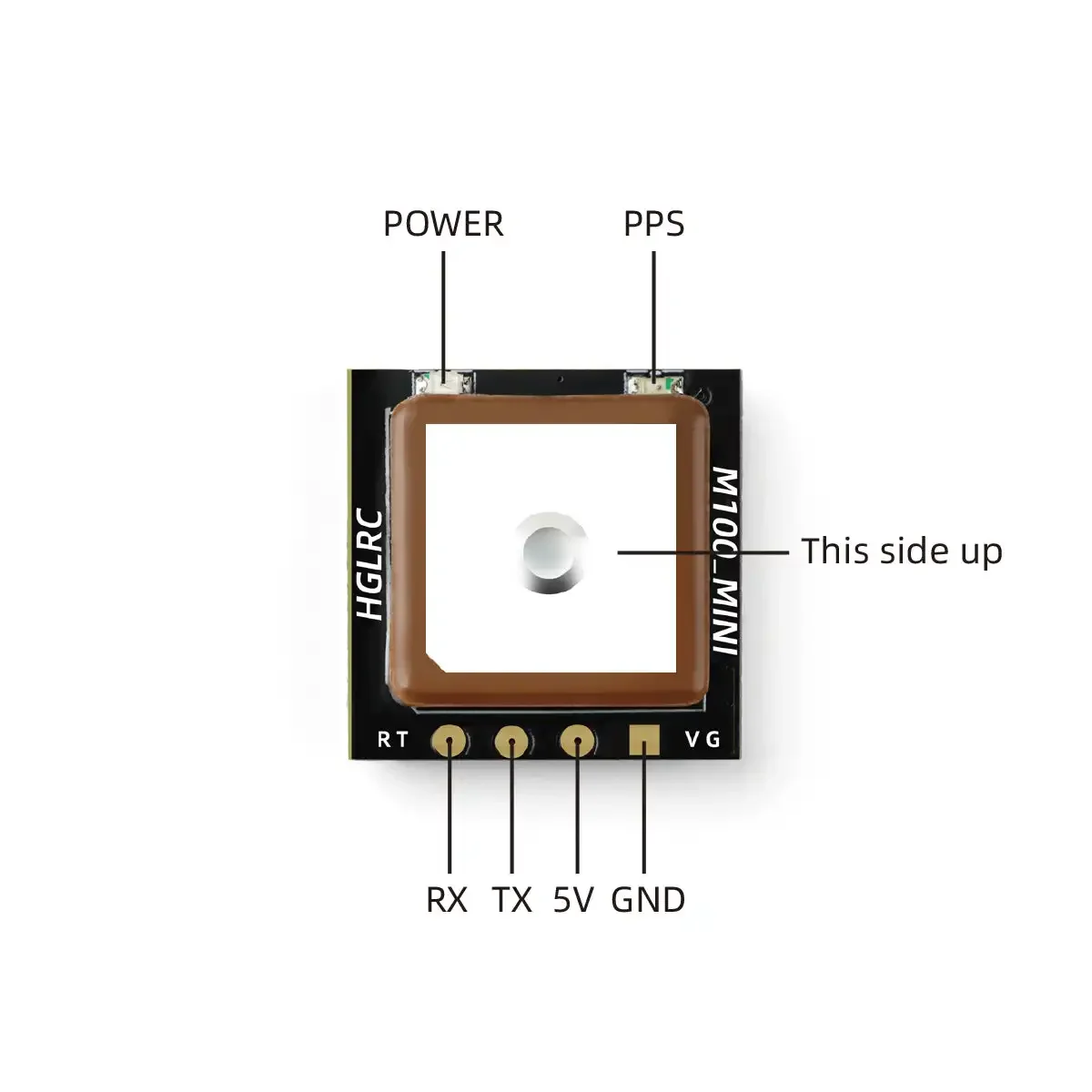 HGLRC M100 Mini GPS Module M10 - Drone Kit Racing ulasan dan harga