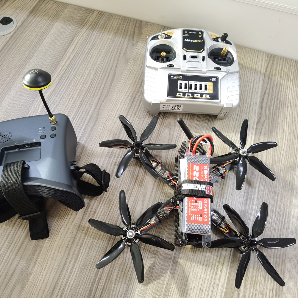 10pcs 504060 5x4x6 6-Blade Sin - Drone Kit Octocopter ulasan dan harga
